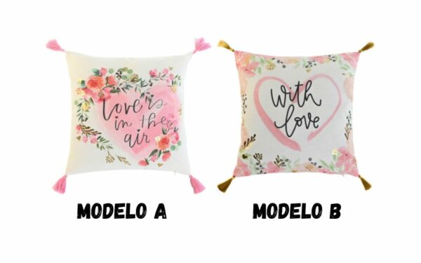 Cojín algodón 45x15x45 420 gr. Impreso.