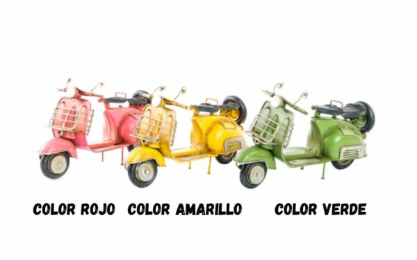 vehiculo decoracion metal moto 26x10,5x17