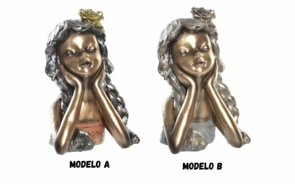 Figura resina niña 17x14x25