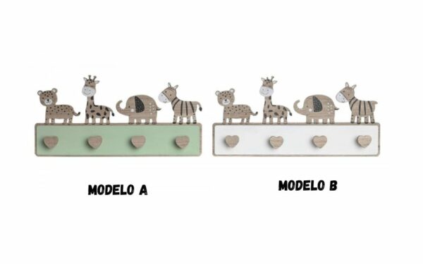 Perchero 40x19.5x4.5cm perchas infantil.