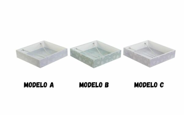 Servilletero MDF metal 18x18x4