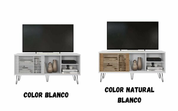 Mesa TV 1 puerta Corredera. 46x136x36 (escoger modelo de patas) en kit