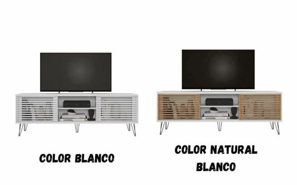 Mesa TV 2 puertas Correderas 46x180x36 (escoger modelo de patas) en kit