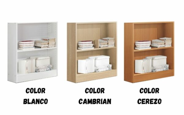 Estantería con 2 huecos Boston 90x81x33 cm, en kit.