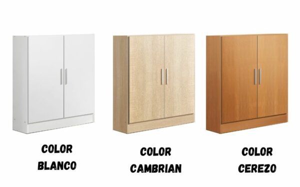 Estantería con 2 puertas Boston 90x81x35 cm, en kit