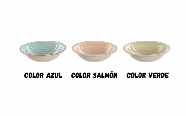 Plato de Loza 21,5x21,5x5,5 cm