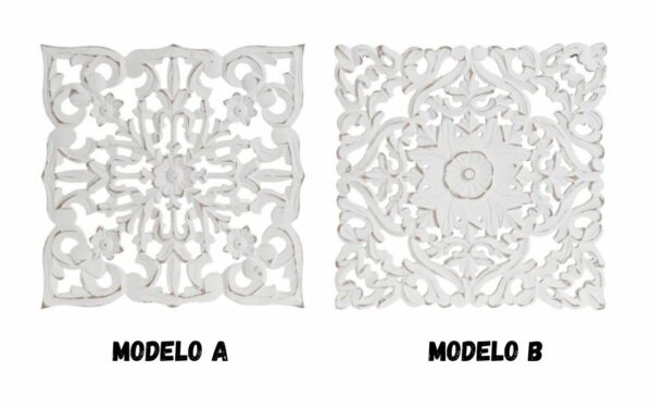 Decoración de Pared Mandala en MDF 30x1,5x30 cm