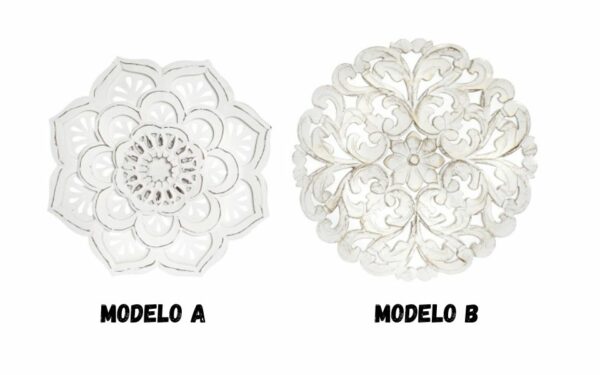 Decoración de Pared Mandala en MDF 40x2x40 cm