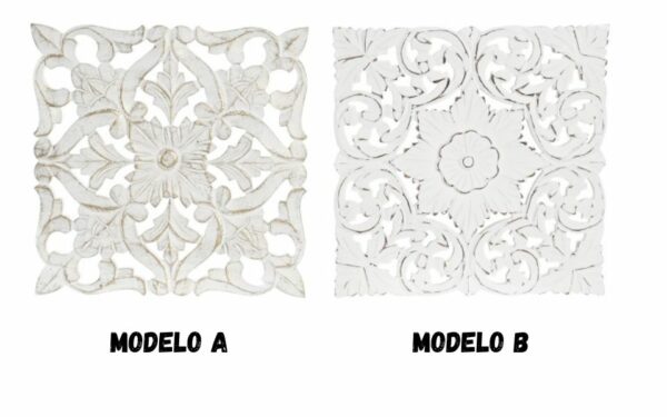 Decoración de Pared Mandala en MDF 40x2x40 cm