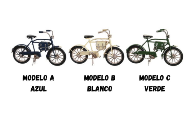 Bicicleta Decorativa Metal, 16x5x9 cm