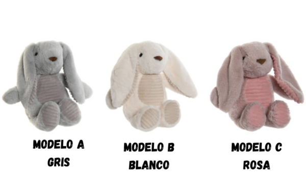 Peluche de Poliéster Conejo, 25x22x25 cm