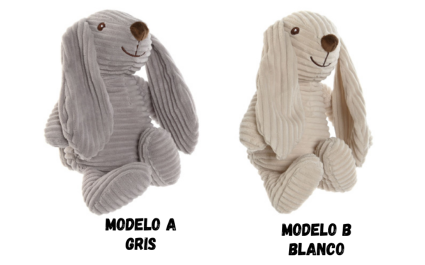 Peluche de Poliéster Conejo, 20x20x33 cm