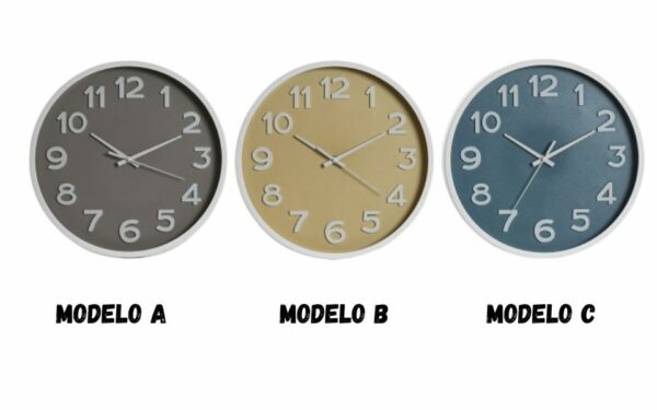 Reloj de Pared Mate en PVC – 30x4x30 cm