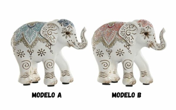 Figura Decorativa Elefante en Resina 11x4x9 cm