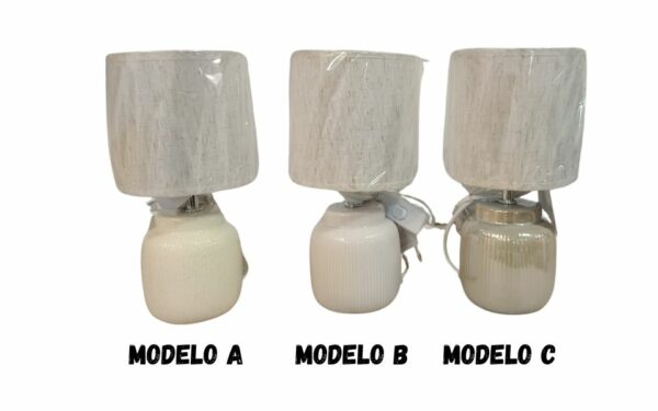 Lámpara de Sobremesa de Cerámica 13x13x30 cm