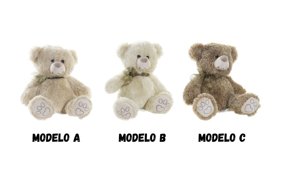Peluche oso 28X26X30