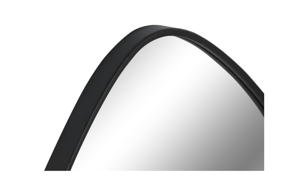 Espejo con marco metálico negro – 56x69,5 cm - Imagen 2