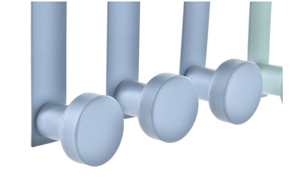 Set de 3 percheros metálicos de puerta – 2x5x17 cm - Imagen 3