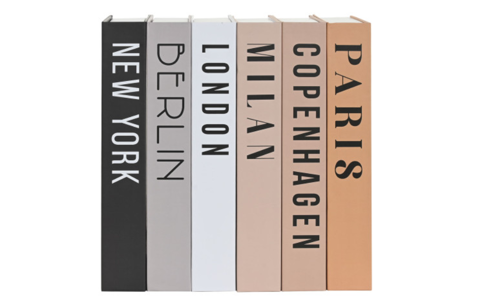 Caja libro Ciudades decorativa de cartón - Imagen 3