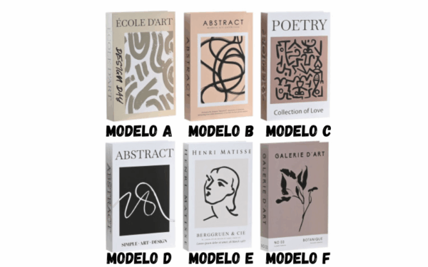 Caja libro Arte decorativa de cartón