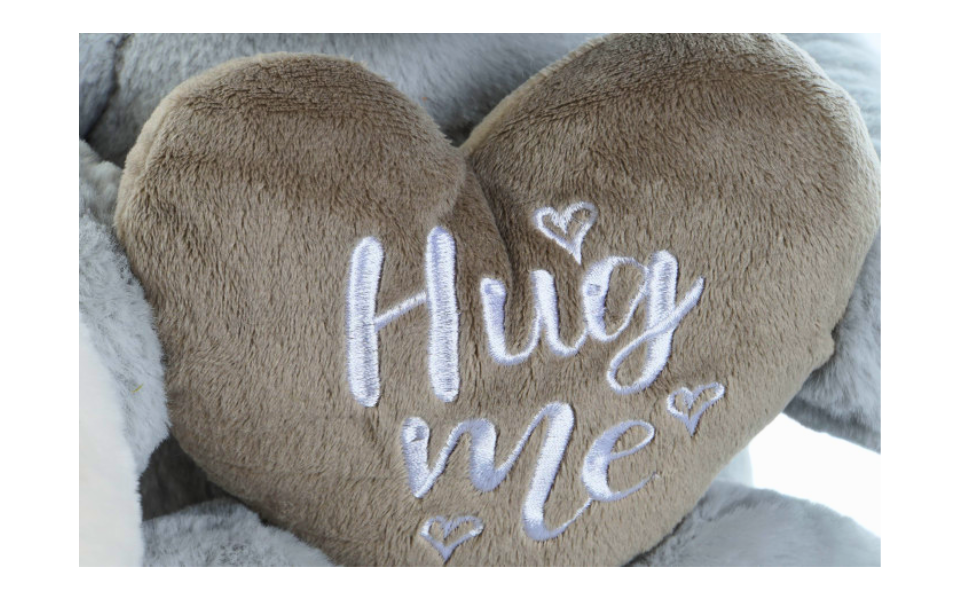 Peluche de oso con corazón 25X30X37 - Imagen 3