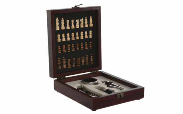 Set de vino 5 piezas en MDF e inox – Granate