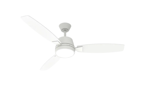 Ventilador de techo Motor DC de LED blanco 18W 3000+4000+6000 con télécommande