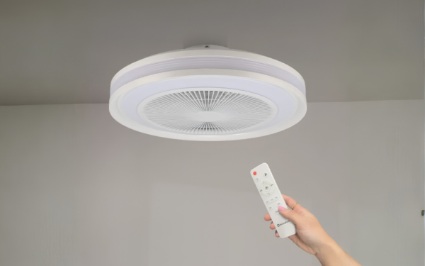 Ventilador de Techo LED 55 W Blanco con CCT + RGB y Motor DC
