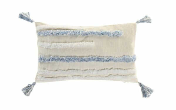 Cojín Texturas Boho Azul