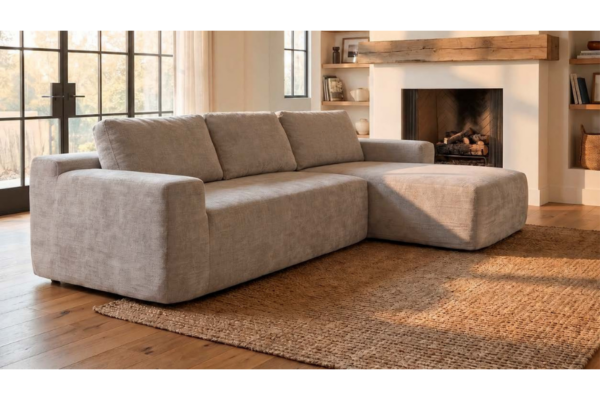 Sofá Chaiselongue Nube Gris – Izquierda o Derecha