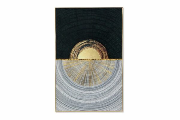 Cuadro Decorativo de Aluminio y MDF Abstracto