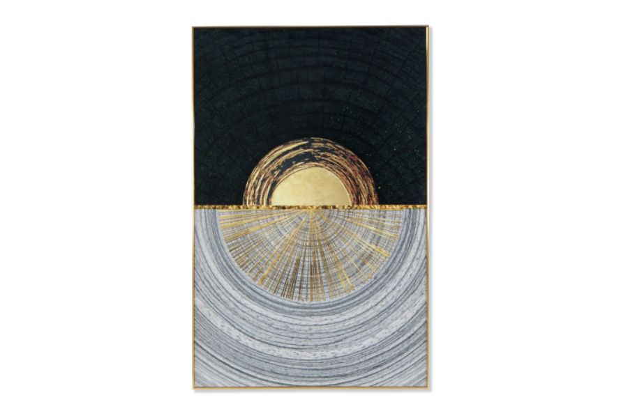 Cuadro Decorativo de Aluminio y MDF Abstracto