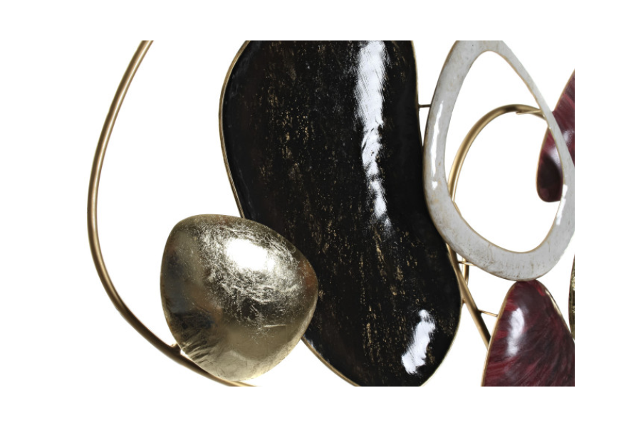 Decoración de pared de metal abstracta – 180 x 9,5 x 87 cm - Imagen 3