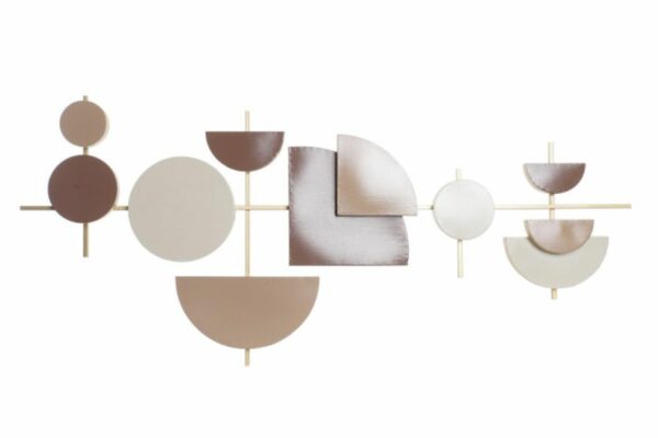 Decoración de pared de metal estilo moderno