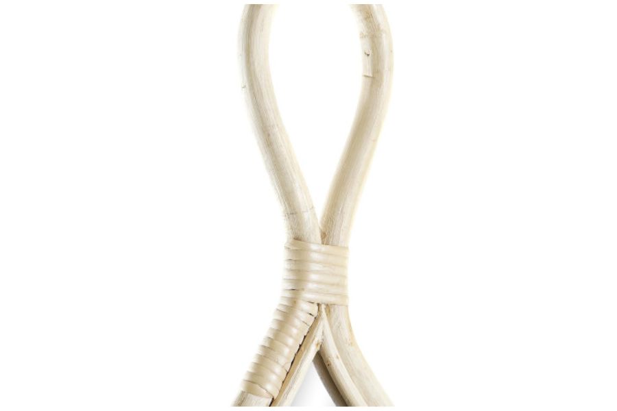 Espejo decorativo de bambú natural 29 x 5 x 57 cm - Imagen 2