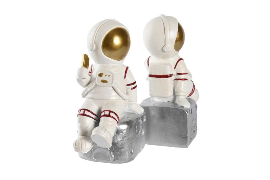 Sujetabros decorativos astronauta de resina. - Imagen 2