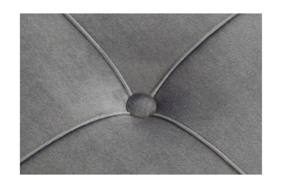 Descalzadora de terciopelo con estructura metálica 80x80x47 cm - Imagen 2