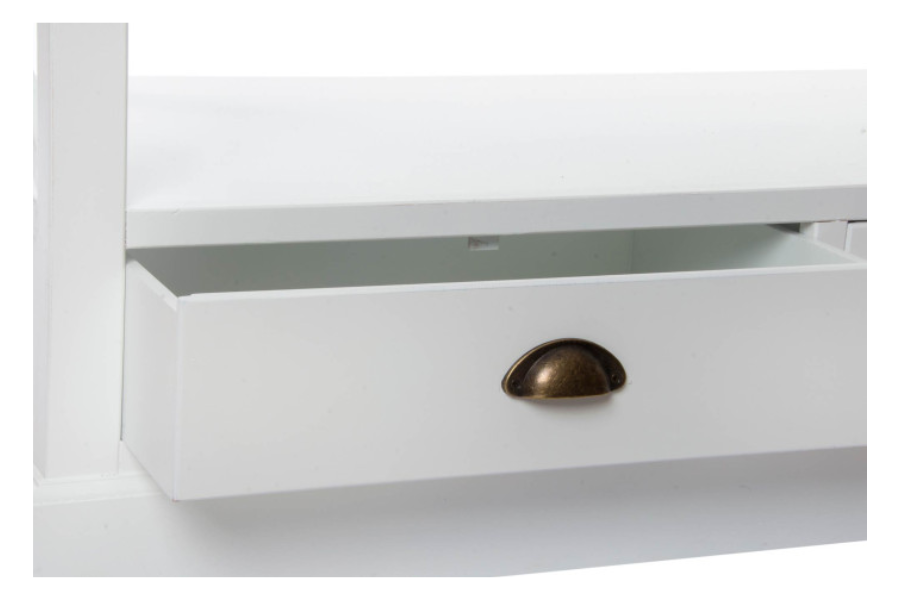 MESA DE CENTRO DE MADERA BLANCO - Imagen 3