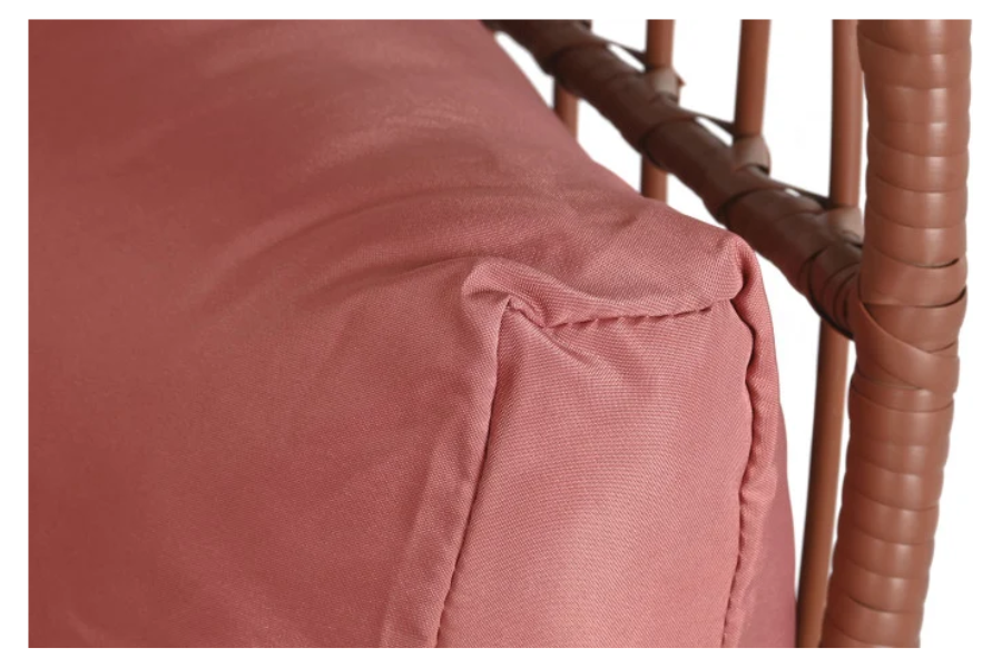 Sillón de ratán sintético y acero con cojines - Imagen 5