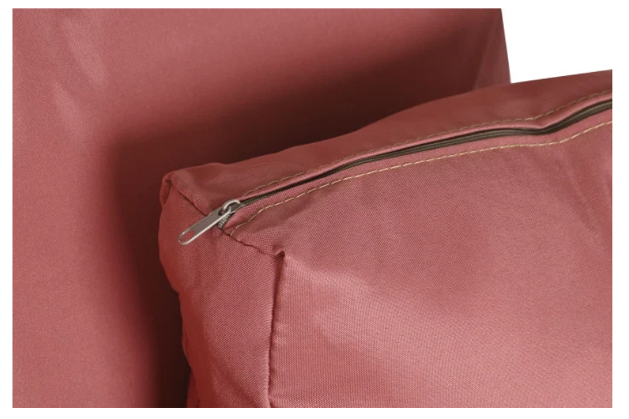 Sillón de ratán sintético y acero con cojines - Imagen 7