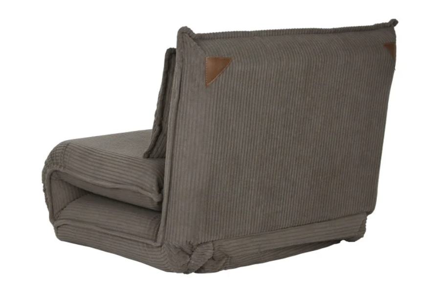 Sofá cama con estructura metálica Marrón - Imagen 3