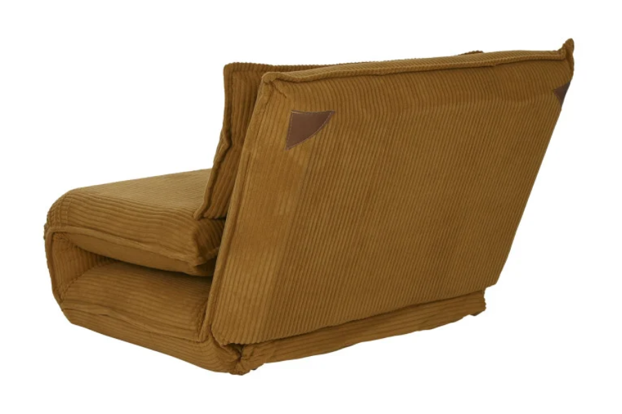 Sofá cama con estructura metálica color Mostaza - Imagen 3
